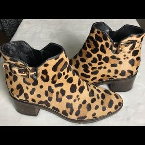 Cole Haan Harrington Ocelot Calf Hair Boot…